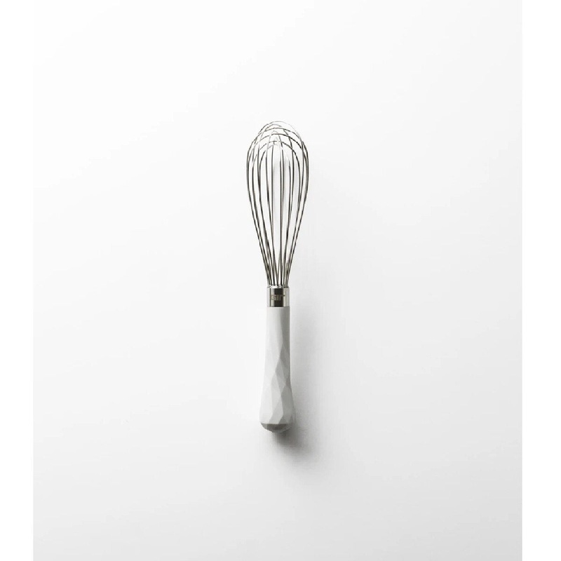 Mini Whisk – Studio White Silicone Handle