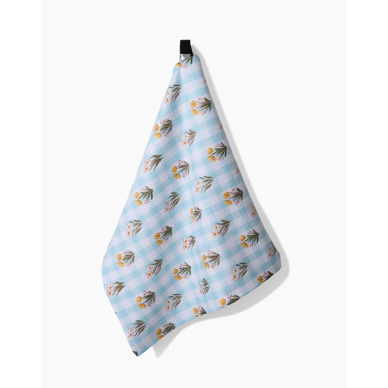 Picnic Plaid Blue Tea Towel