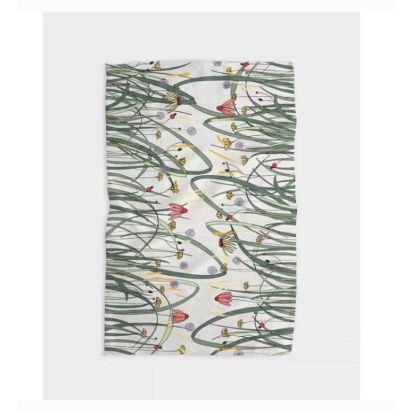 Picnic Spot Colors Tea Towel