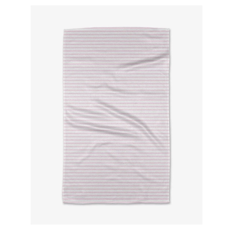 Pink Stripes Tea Towel