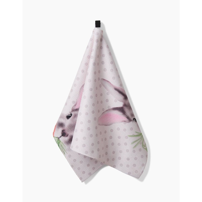 Polka Dot Bunny Tea Towel