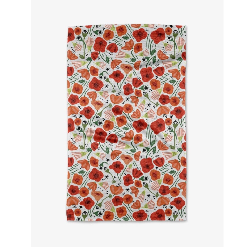 Poppy Power Tea Towel