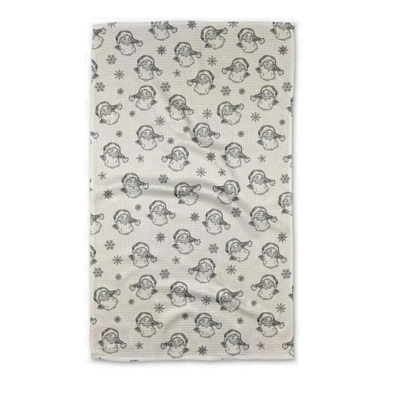Vintage Santa Tea Towel