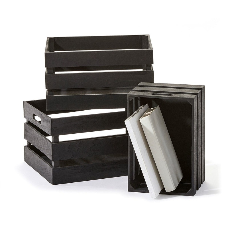 Wood Storage Box- Large(dis)
