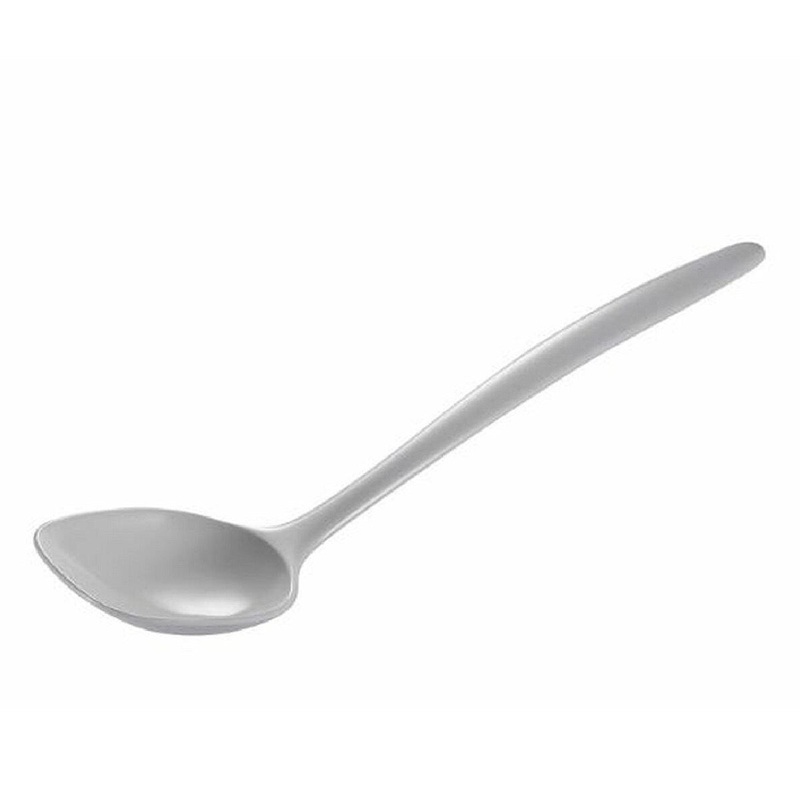 12 White Melamine Spoon