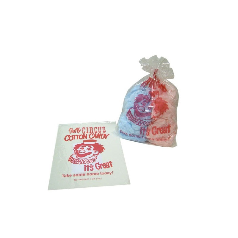 Gold Medal Cotton Candy Bags Clown Design 12 x 18 – 3065
