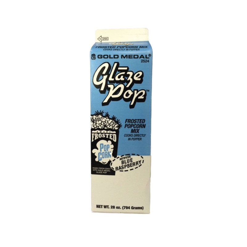 Gold Medal Popcorn Glaze Blue Raspberry 28oz