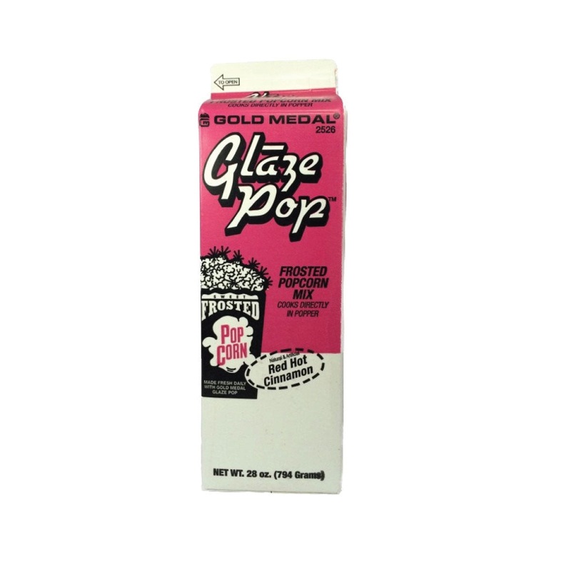 Gold Medal Popcorn Glaze Red Cinnamon 28oz