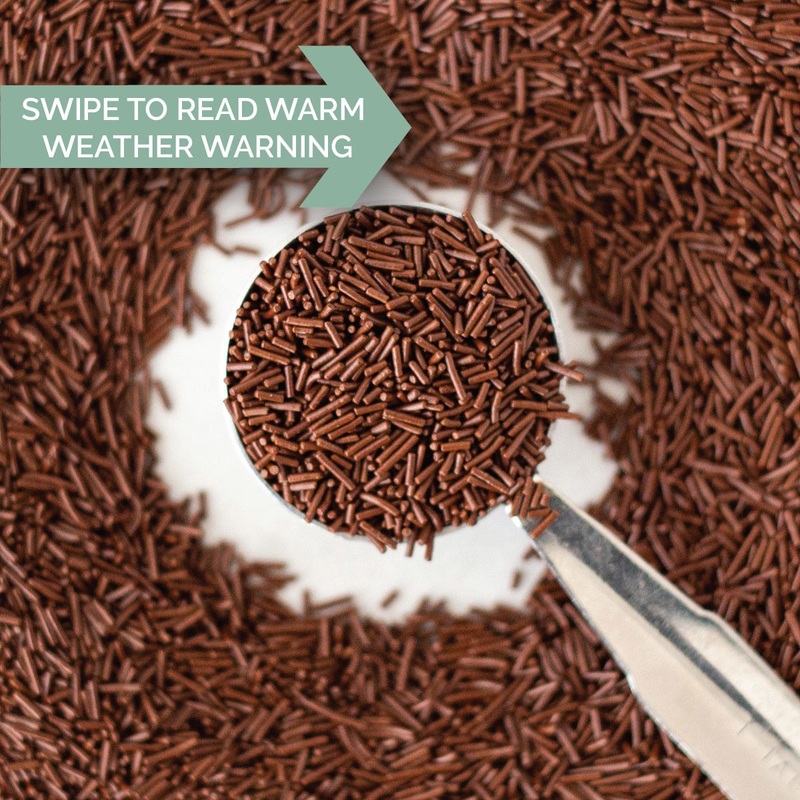Guittard Real Chocolate Jimmie Sprinkles – 25 Lb. Case