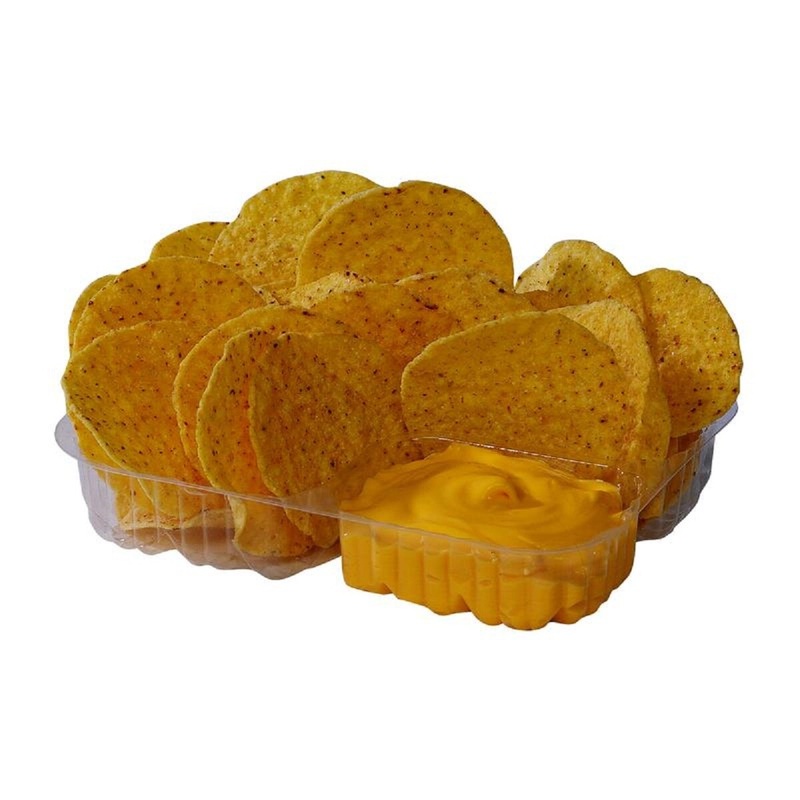 Heavy-Duty Two Compartment Nacho Tray 5 x 6