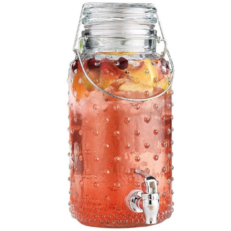 1 Gallon Hobnail Bail & Trigger Beverage Dispenser