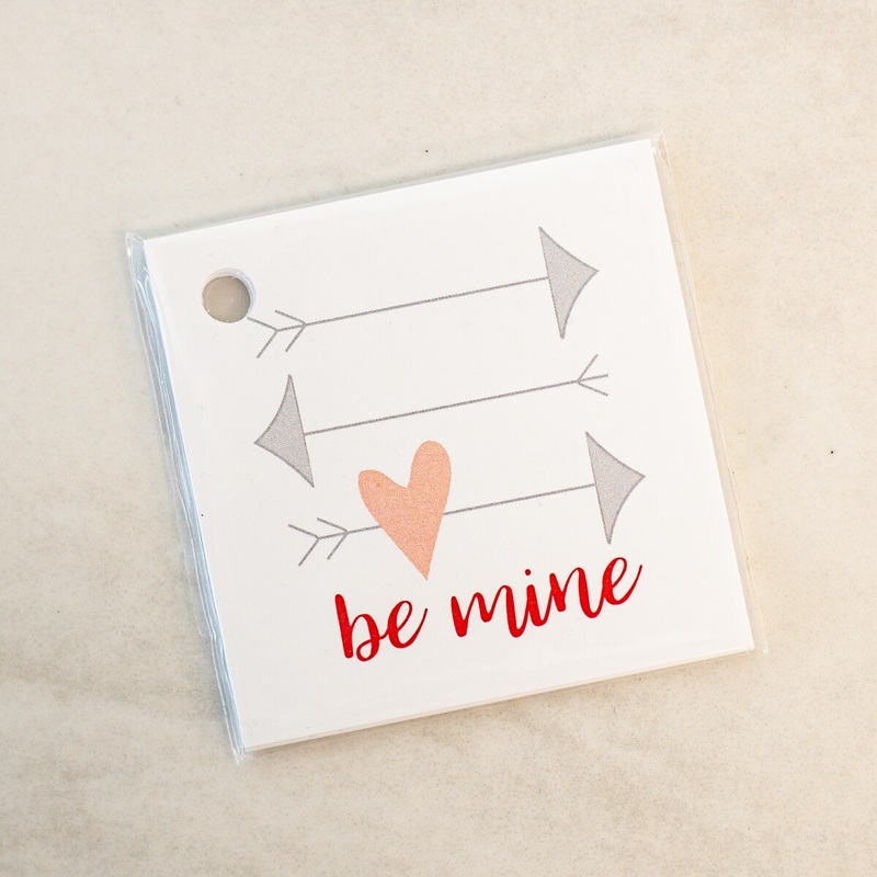 Be Mine Arrows Gift Tags – 8 Count