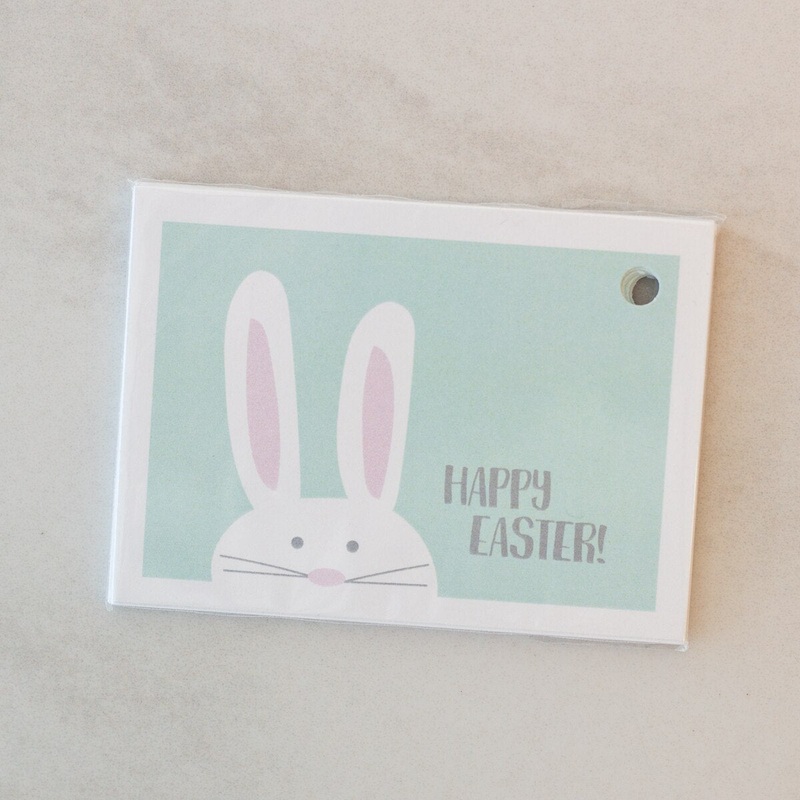 Bunny Happy Easter Gift Tags – 8 Count