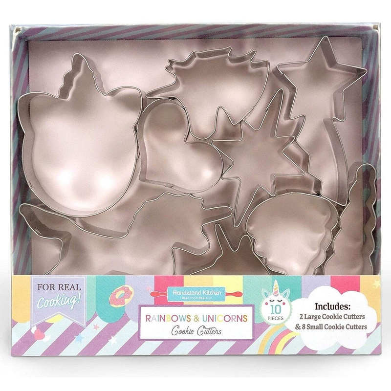 Cookie Cutter Set Rainbows & Unicorns 10pc (dis)