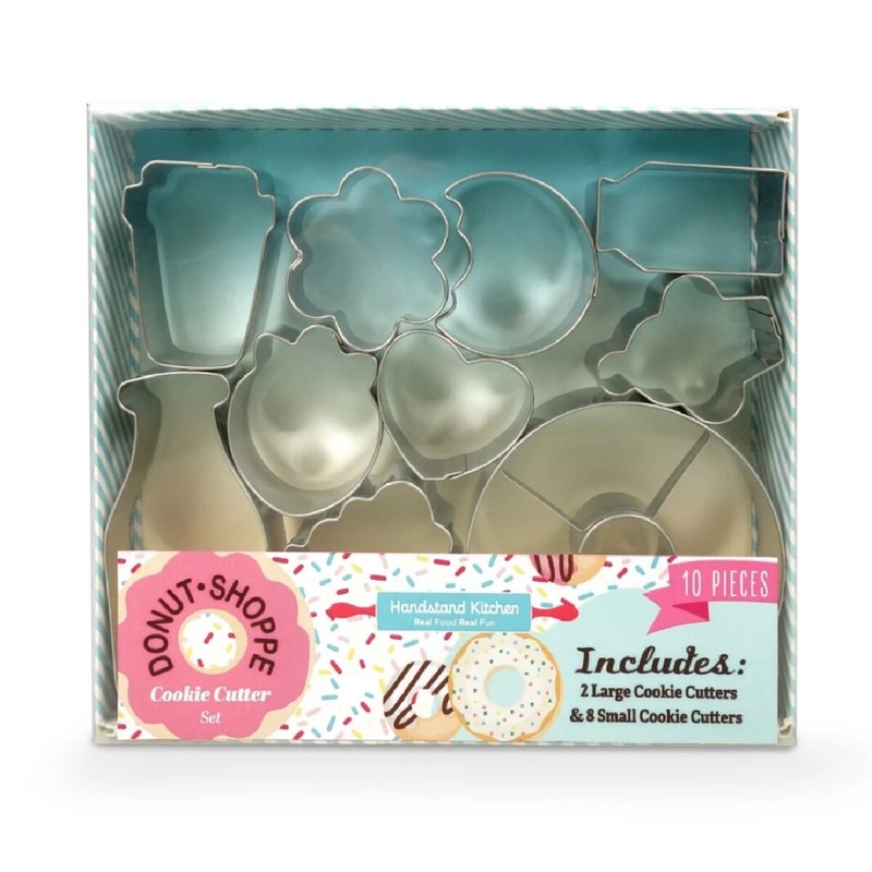 Donut Shoppe Cookie Cutter 10-Piece Set