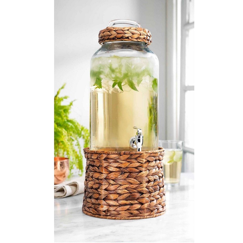 Fiddle & Fern Wicker Drink Dispenser – 2 Gallon
