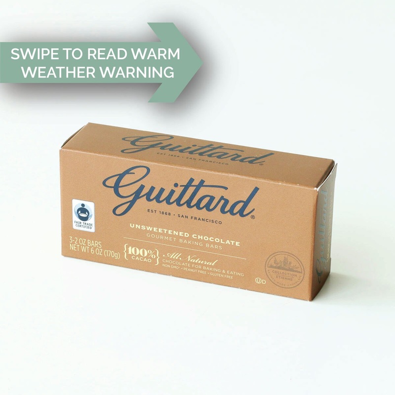 Guittard Unsweetened Chocolate 100% Bars