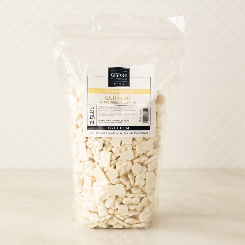 Guittard White Pastel Ribbon Coating 2.5 Lb. Bag