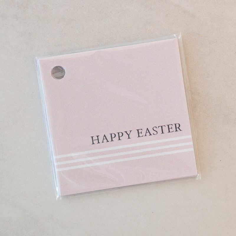 Happy Easter Simple Stripe Gift Tag – 8 Count