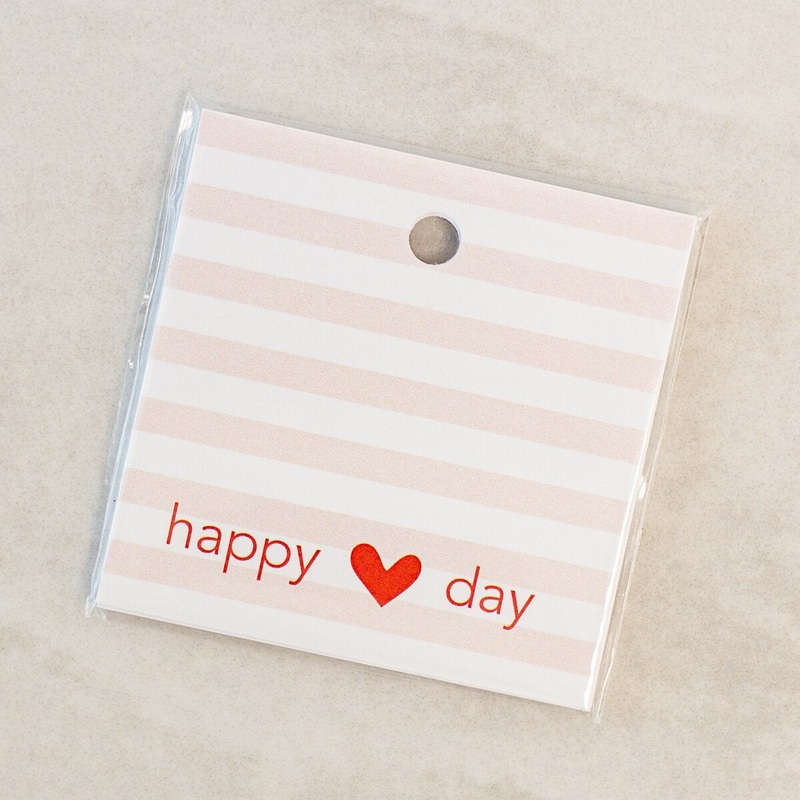 Happy Heart Day Gift Tags – 8 Count