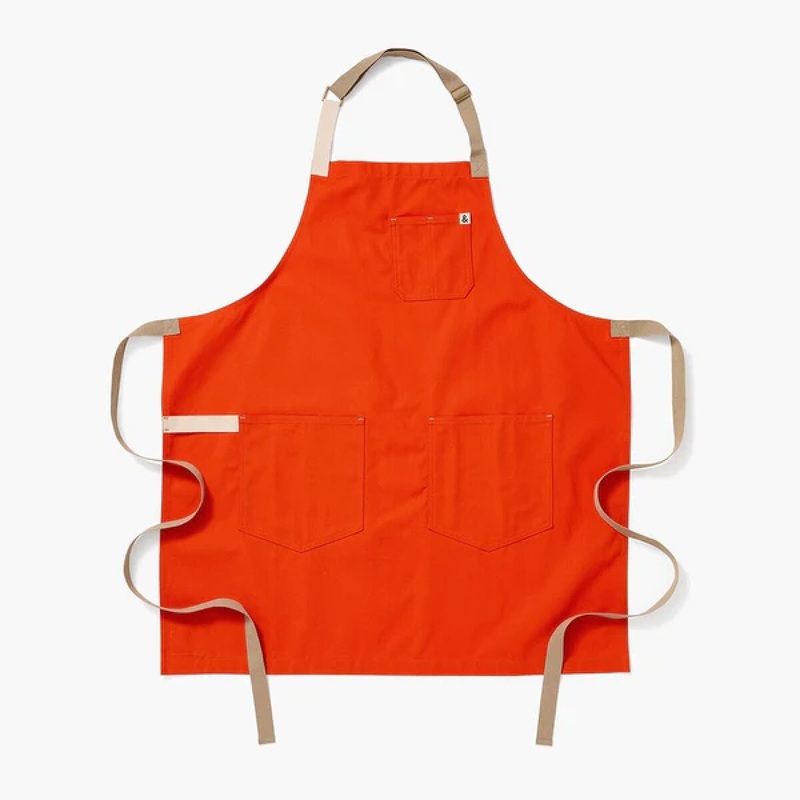 Hedley & Bennett Chino Twill- Orange Apron