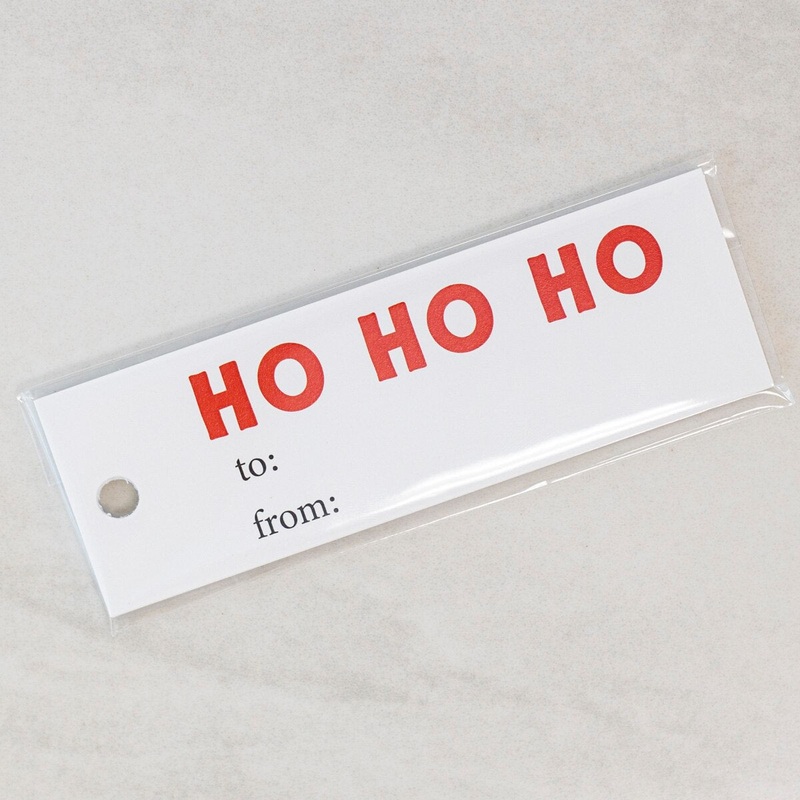 Ho Ho Ho Gift Tags – 8 Count