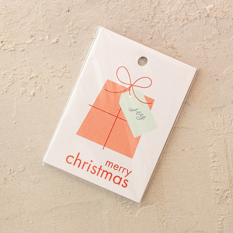 Joy w/ Present Gift Tags – 8 Count
