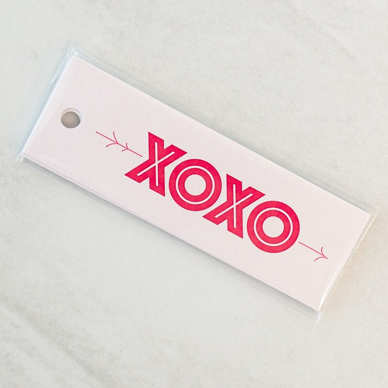 XOXO Arrow Valentine Gift Tags – 8 Count