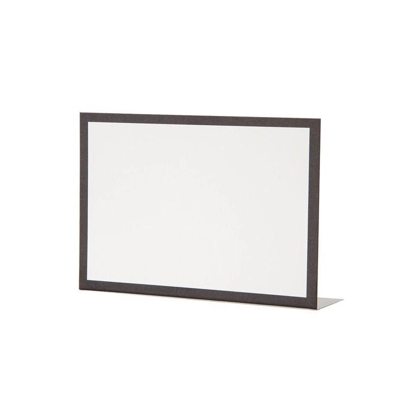Black Frame Place Card