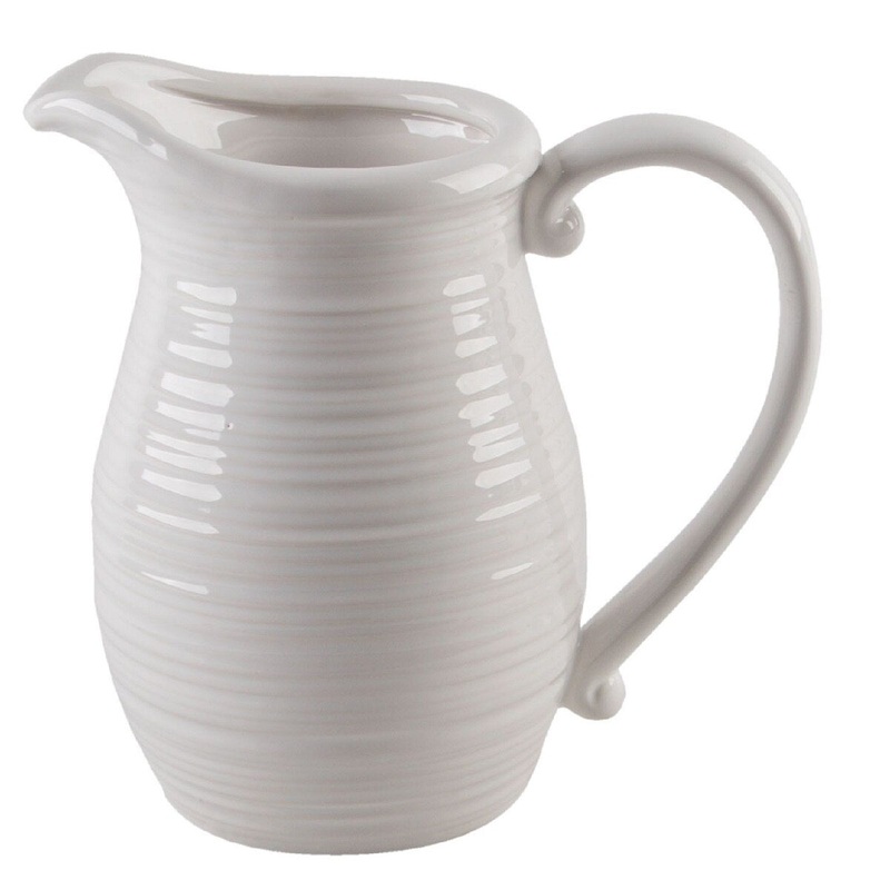 Ceramic Pottery-Style Pitcher – 60 Oz.