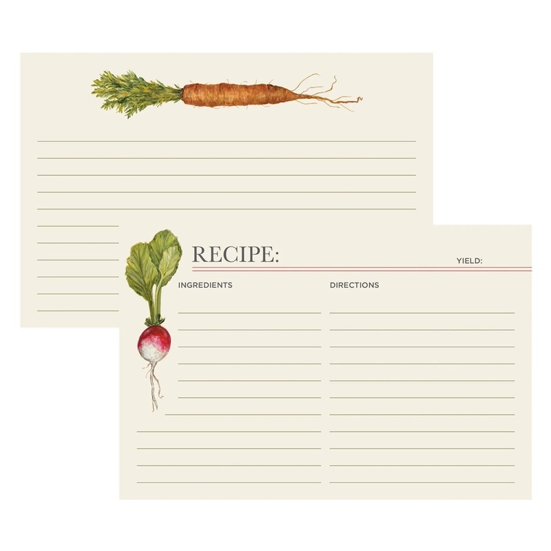 Farmers Market Recipe Card