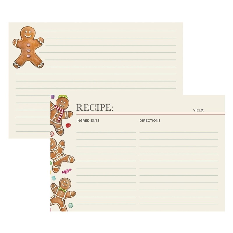 Gingerbread Recipe Card