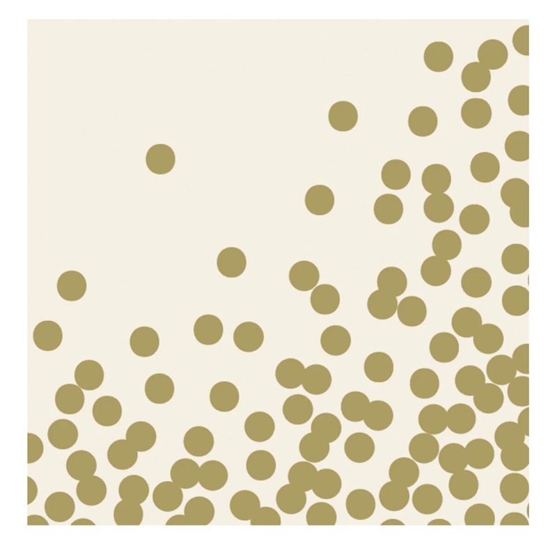 Gold Confetti Napkin