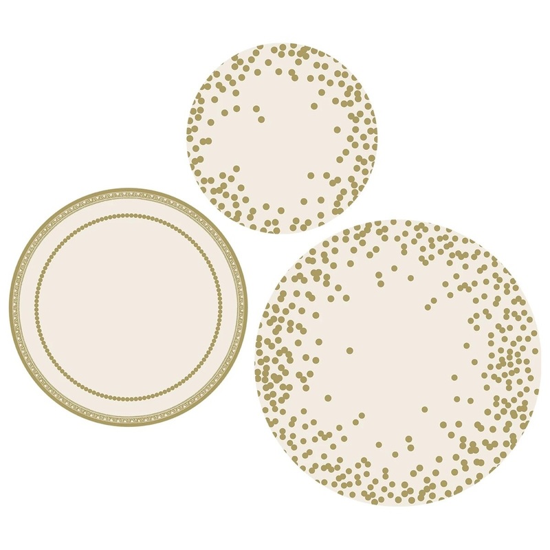 Gold Serving Paper