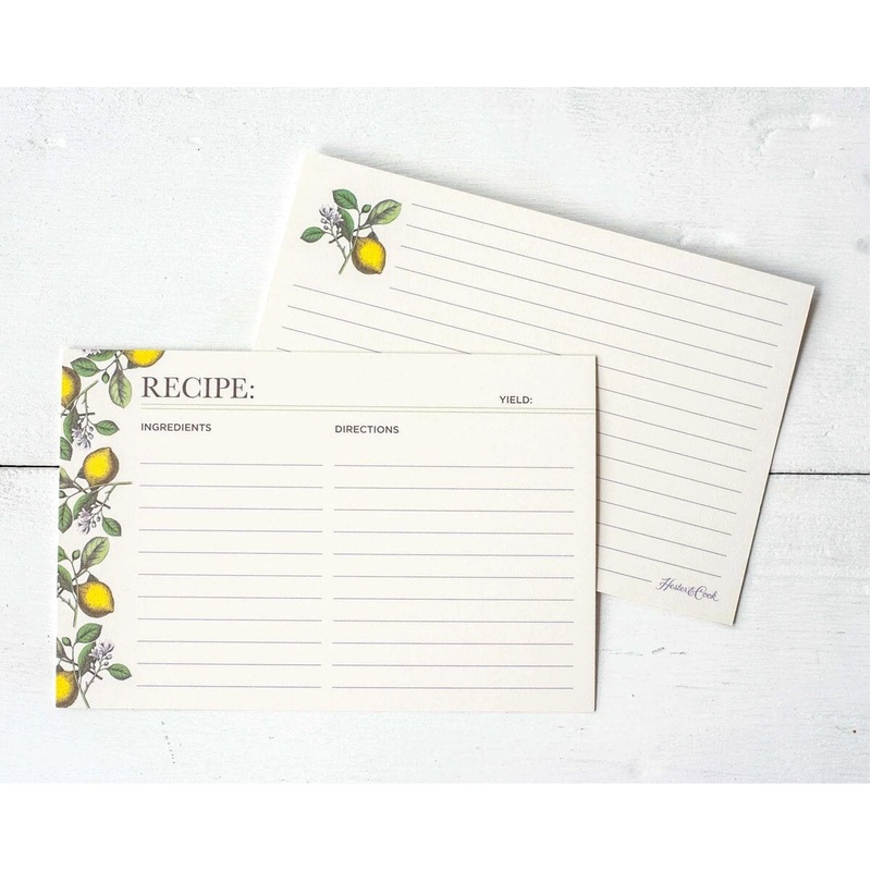 Lemon Recipe Card