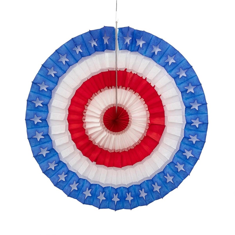 Patriotic Star Fan 18 inch