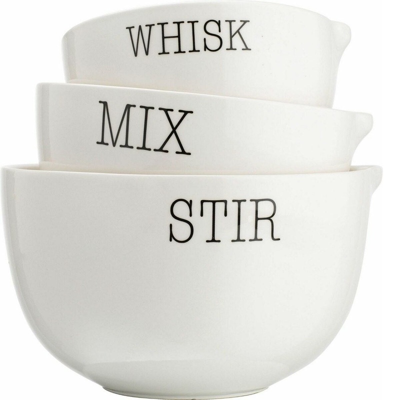 Prep Bowls With Spout Whisk Mix and Stir – Set of 3