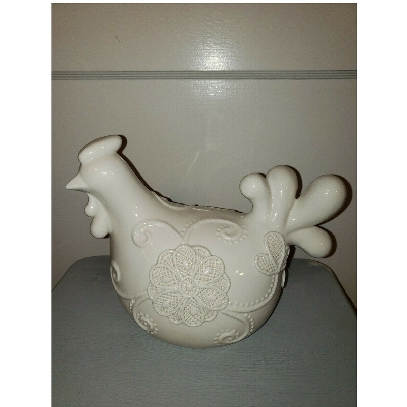 White Decorative Chicken- Medium