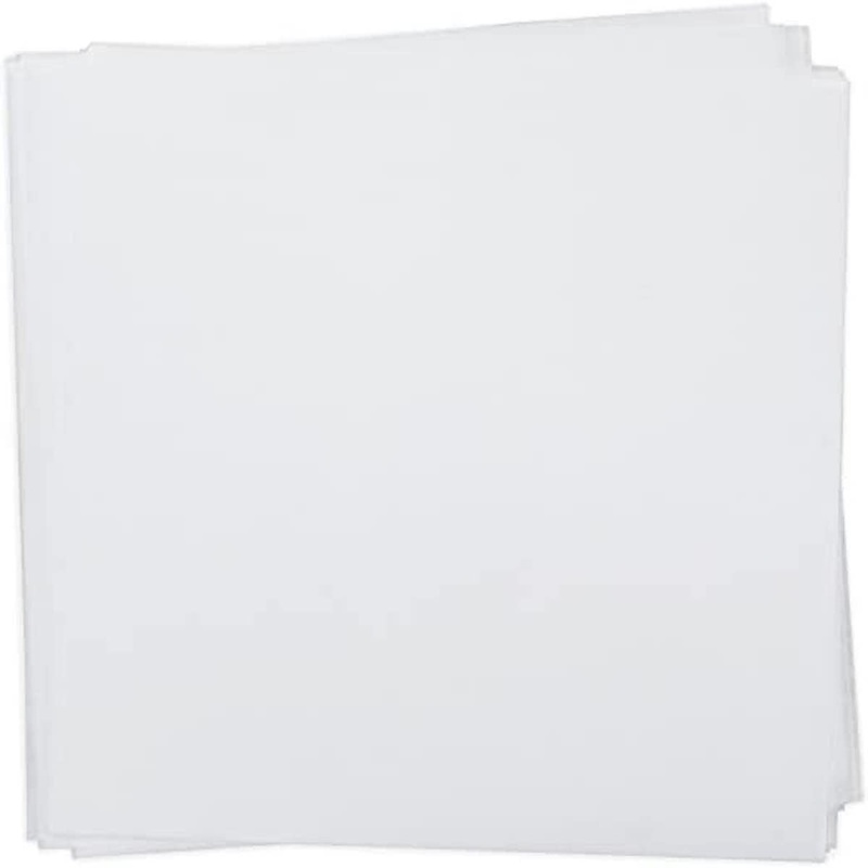 12 x 12 White Dry Wax Wrap – Pack of 1,000