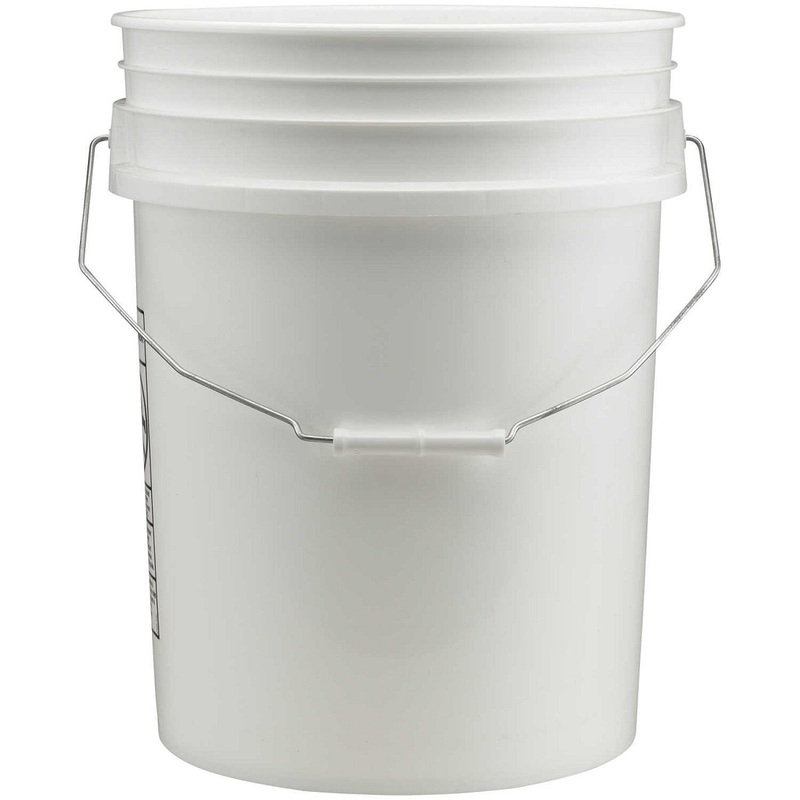 6 Gallon Bucket W/ Plastic Handle & Lid
