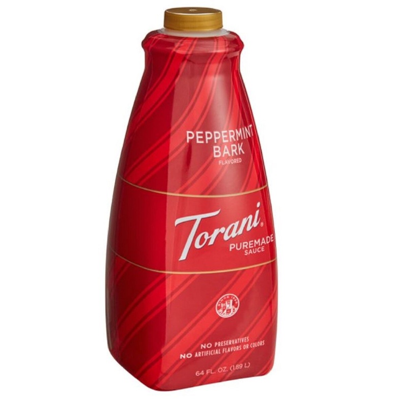 64 Oz Torani Puremade Peppermint Bark Sauce