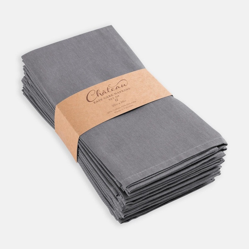 Gray Chateau Napkin
