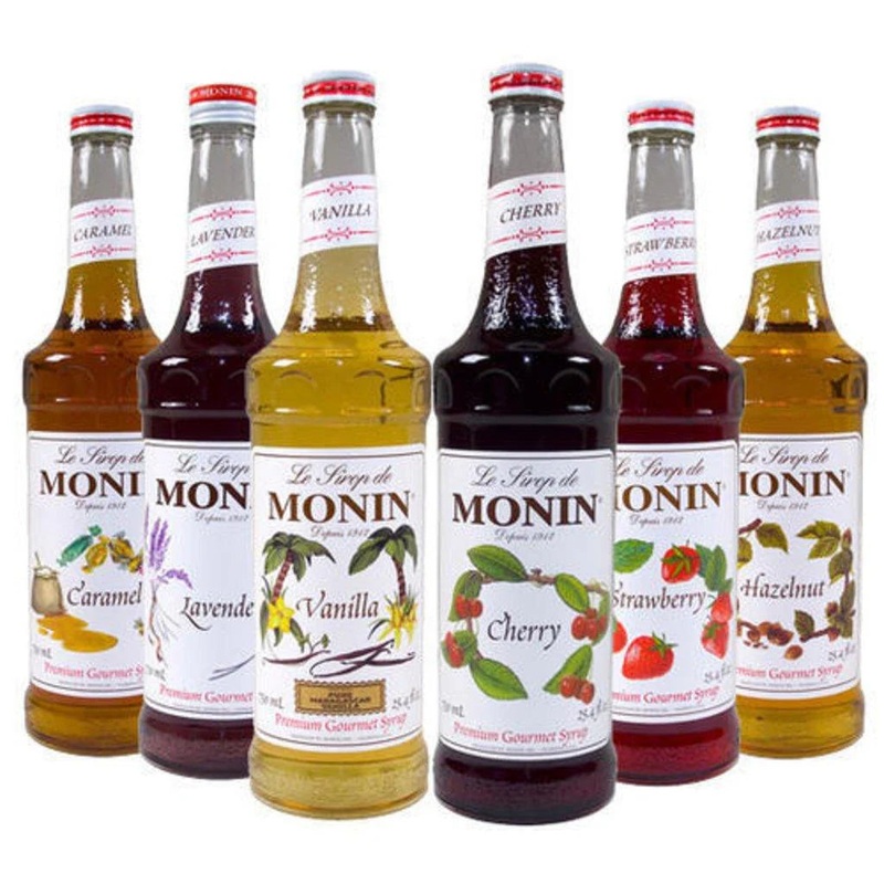 Monin Syrup 25.4 oz|Caramel Apple Butter|Dark Chocolate|Gingerbread|Guava|Lavender|Pear|Pumpkin Pie|Raspberry Lime|Violet|Watermelon