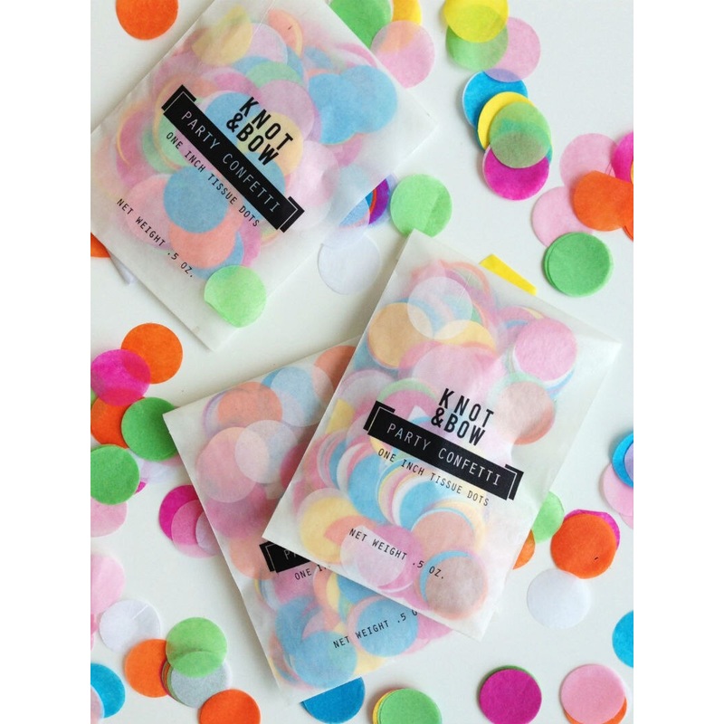 Multi-Colored Confetti Bag