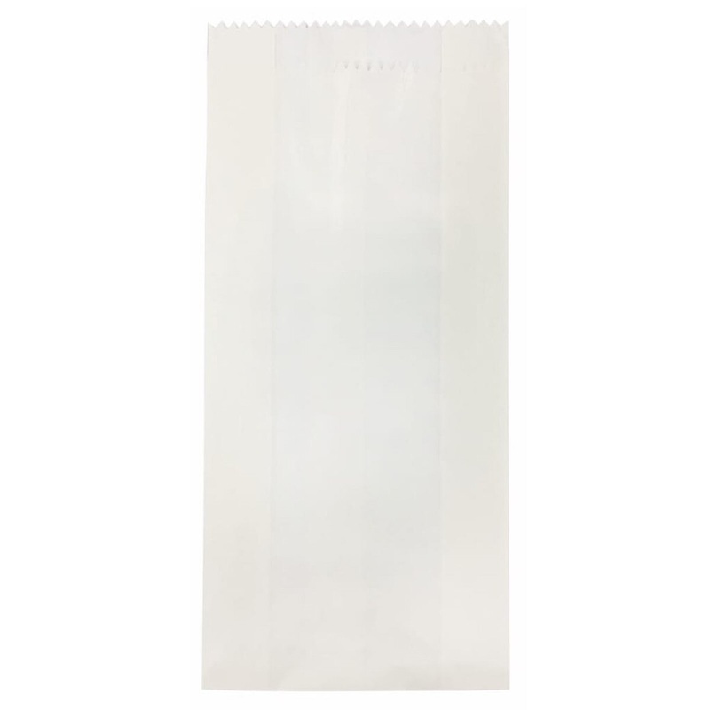 Plain White Hot Dog Bag – 100 Count