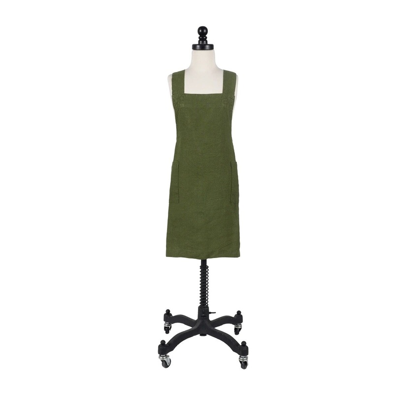 Stonewashed Green Kids Apron