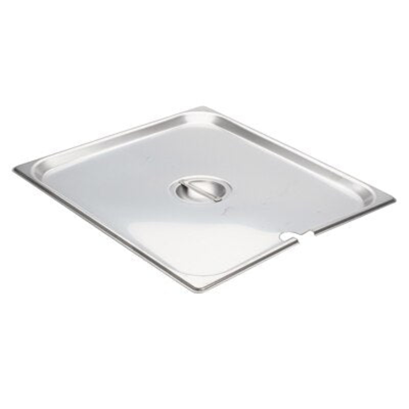 1/2 Size Steam Table Pan Cover with Notched Handle