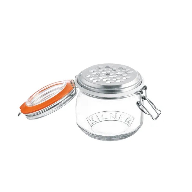 17 oz Clip Top Jar w/Grater