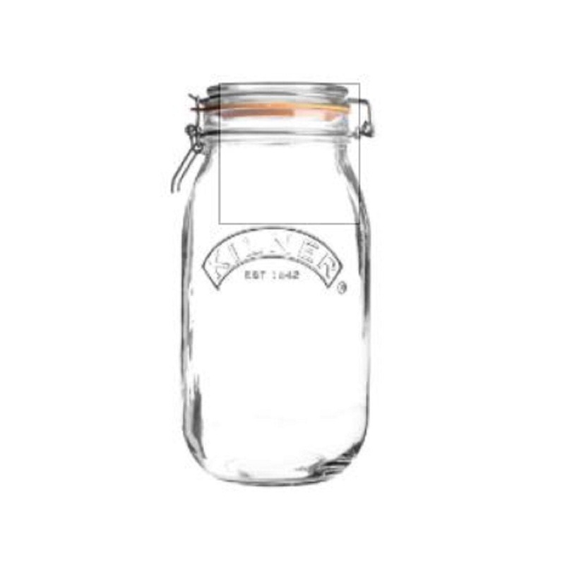 51 Oz Clip Top Round Jar