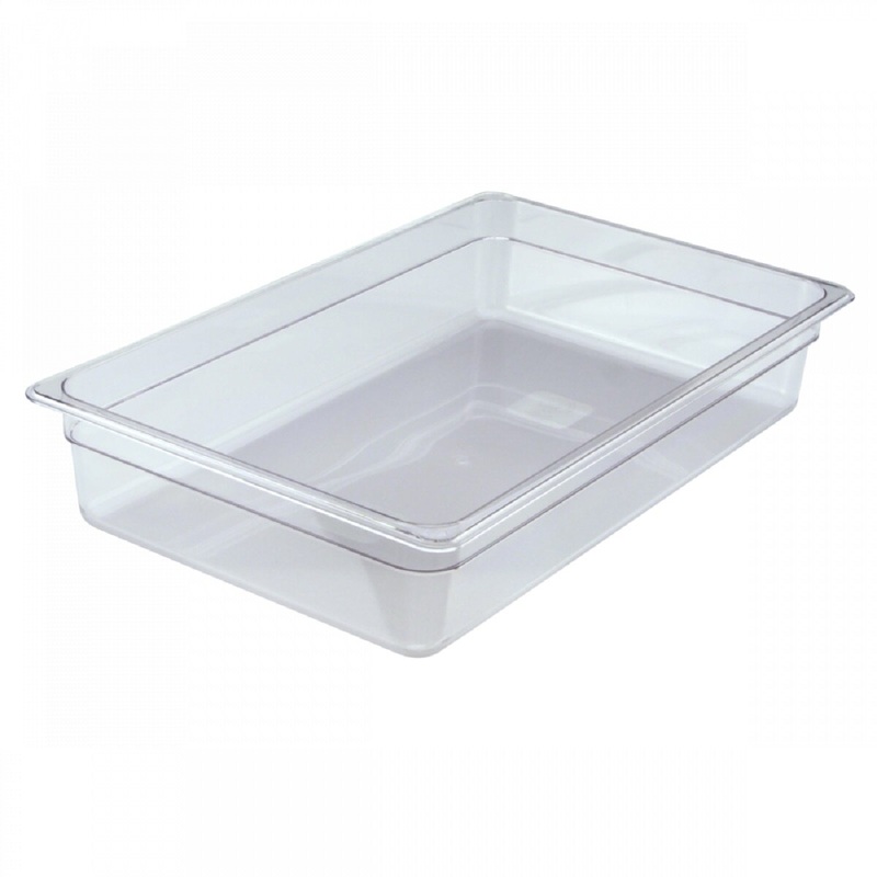 Clear Full Size Food Pan 4 Deep